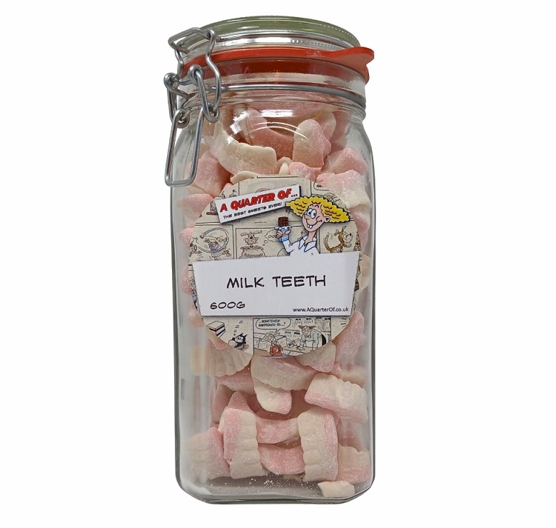 Barratts Milk Teeth in a Kilner Jar Barratts Milk Teeth in a Kilner Jar
